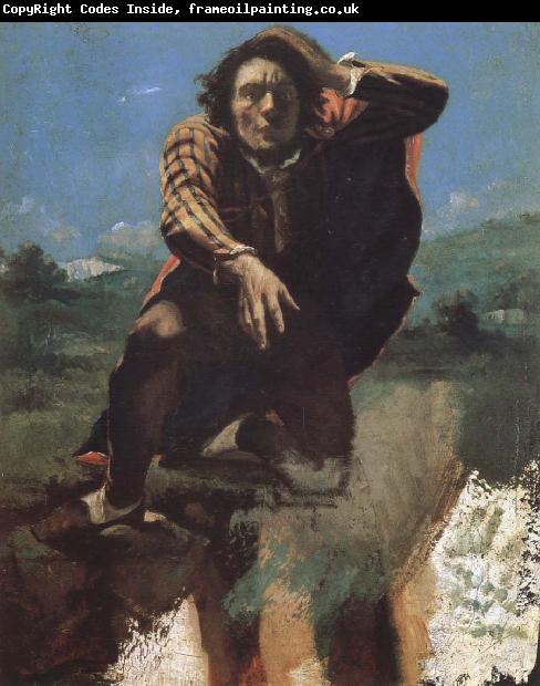 Gustave Courbet Desparing person